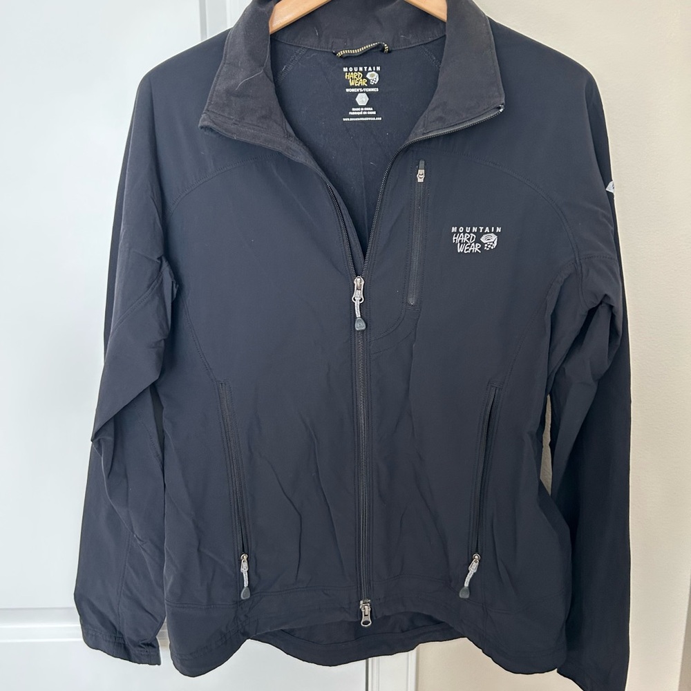 Mountain Hardwear Black Softshell Jacket